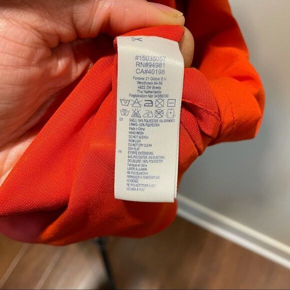 H81 Red Short-Sleeved Stripe Detail Mini Dress - Picture 7 of 12